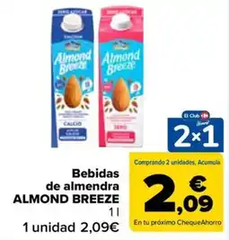 Carrefour Almond Breeze bebidas de almendra oferta