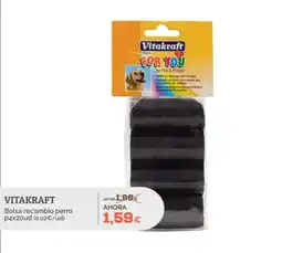 Supermercados MAS Vitakraft bolsa recambio perro oferta