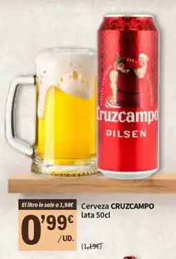 SPAR Cruzcampo Cerveza lata oferta