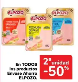 Carrefour Elpozo En todos los productos envase ahorro oferta