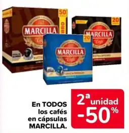 Carrefour Marcilla En todos los cafés en cápsulas oferta