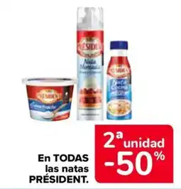 Carrefour President En todas las natas oferta