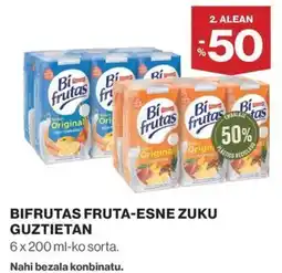 El Corte Inglés Bifrutas fruta-esne zuku guztietan oferta