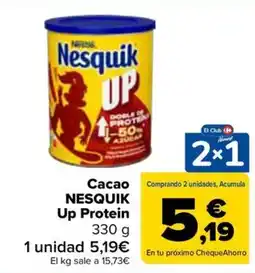 Carrefour Nesquik Up Protein oferta