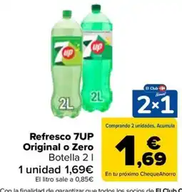 Carrefour 7up Original o Zero oferta