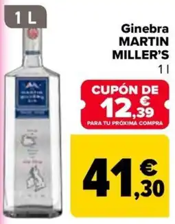 Carrefour Ginebra Martin Miller's oferta