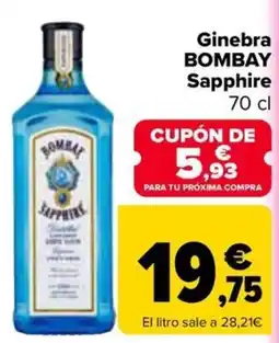 Carrefour Ginebra Bombay Sapphire oferta