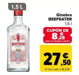 Carrefour Ginebra Beefeater oferta