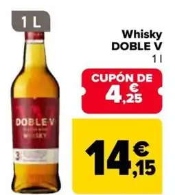 Carrefour Doble V whisky oferta