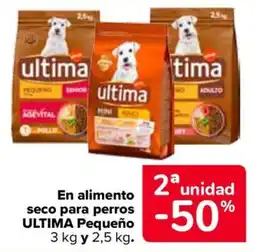 Carrefour Ultima en alimento seco para perros oferta