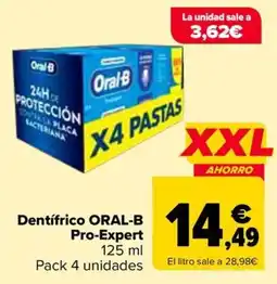 Carrefour Oral-B dentífrico pro-expert oferta