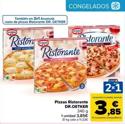 Carrefour Pizzas Ristorante DR.OETKER oferta