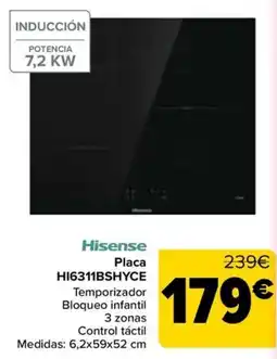 Carrefour Hisense Placa HI6311BSHYCE oferta