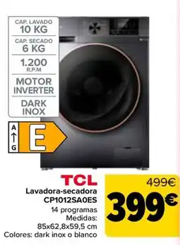 Carrefour TCL lavadora-secadora cp1012sa0es oferta