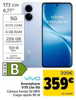 Carrefour vivo smartphone v70 lite 5g oferta