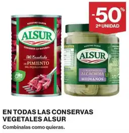 El Corte Inglés Alsur En todas las conservas vegetales oferta