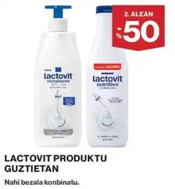 El Corte Inglés Lactovit produkту guztietan oferta
