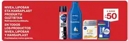 El Corte Inglés Nivea, liposan eta hansaplast oferta