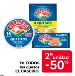 Carrefour El caserío en todos los quesosss oferta