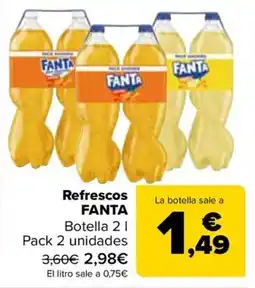 Carrefour Fanta refrescos oferta