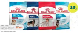 Supermercados MAS Royal Canin perro seco maxi puppy, medium puppy, maxi adulto o medium adulto oferta