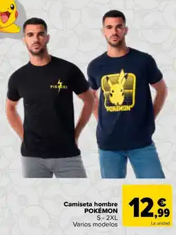 Carrefour Camiseta hombre POKÉMON oferta