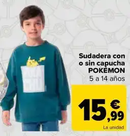 Carrefour Pokémon sudadera con o sin capucha oferta