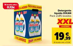 Carrefour Detergente líquido DIXAN oferta