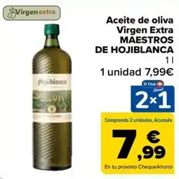 Carrefour Maestros de Hojiblanca Aceite de oliva Virgen Extra oferta
