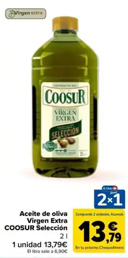 Carrefour Coosur aceite de oliva virgen extra selección oferta