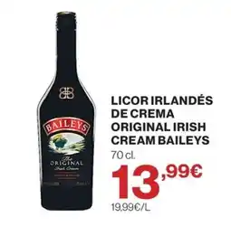 El Corte Inglés Baileys licor irlandés de crema original irish cream baileys oferta