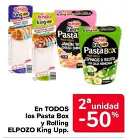Carrefour Elpozo king upp pasta box y rolling oferta