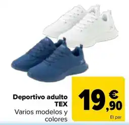 Carrefour TEX Deportivo adulto oferta