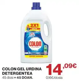 El Corte Inglés Colon gel urdina detergentea oferta