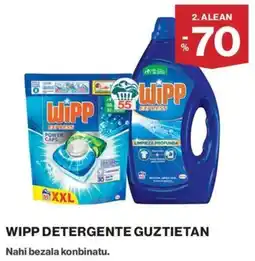 El Corte Inglés Wipp detergente guztietan oferta