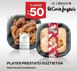 El Corte Inglés El obrador finger de pollo oferta