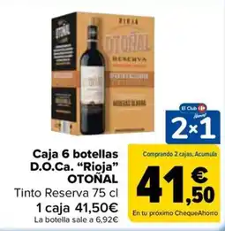 Carrefour Otoñal Tinto Reserva oferta