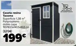 Carrefour Tacoma caseta resina oferta