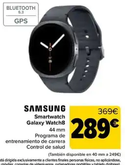 Carrefour Samsung smartwatch galaxy watch8 44 mm oferta