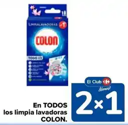 Carrefour Colon limpiavasadoras todo 1 oferta