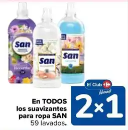 Carrefour San para suavizantes para ropa oferta
