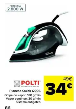Carrefour Polti Plancha Quick Q095 oferta
