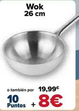 Carrefour Wok 26 cm oferta