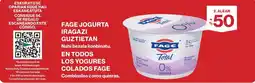 El Corte Inglés Fage jogurta iragazi guztietan oferta