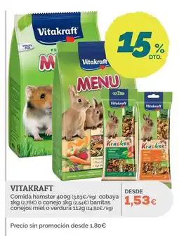 Supermercados MAS Vitakraft menu oferta
