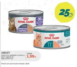 Supermercados MAS Royal Canin gato hum appetite control o hum ageing 11+ oferta