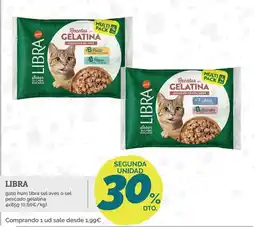 Supermercados MAS Libra gato hum libra sel aves o sel pescado gelatina oferta