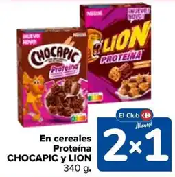 Carrefour Chocapic proteína y lion en cereales proteína oferta