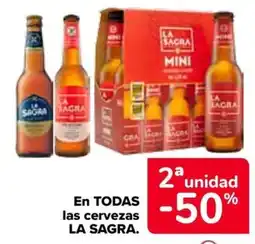 Carrefour La Sagra en todas las cervezas oferta