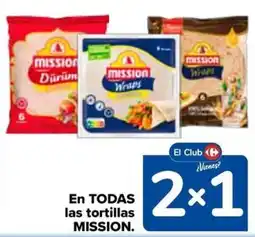 Carrefour Mission en todas tortillas oferta